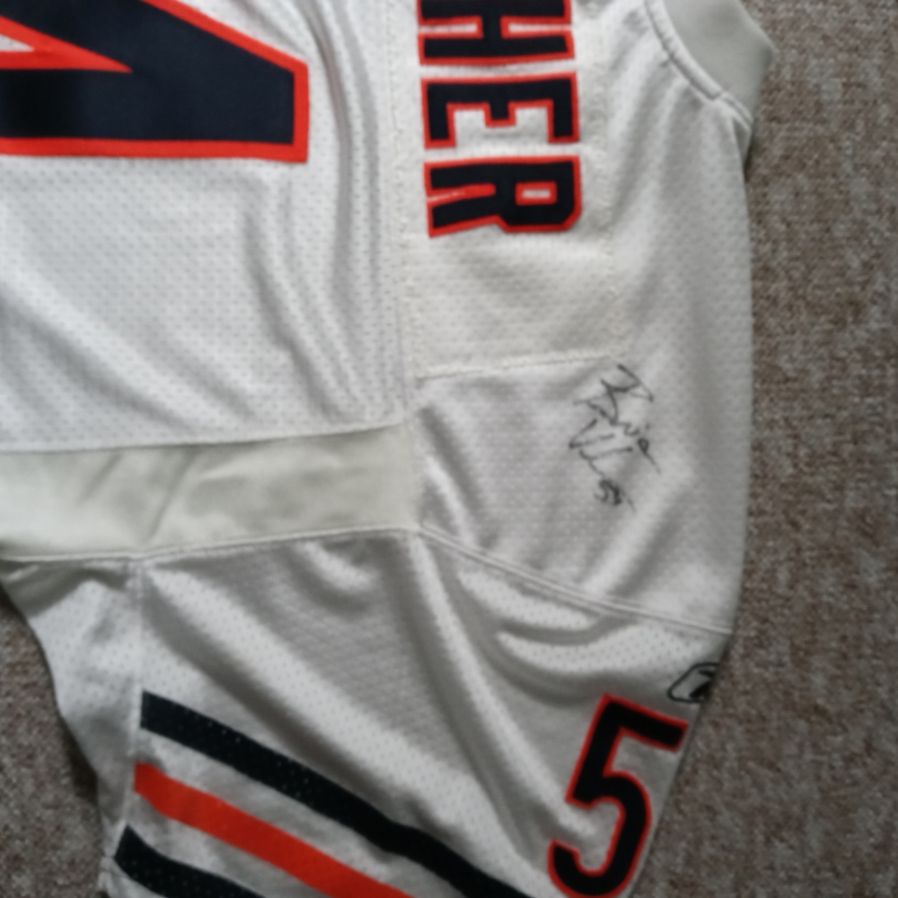 signed brian urlacker jersey 2x.. great comdition.. been worn once..